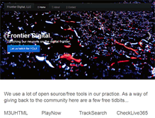 Tablet Screenshot of frontierdigital.com